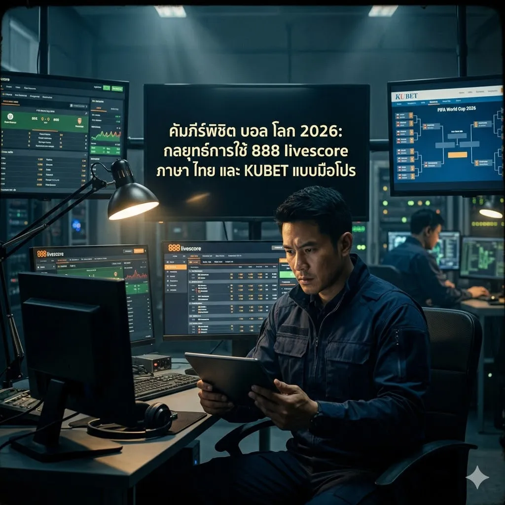 คัมภีร์พิชิต บอล โลก 2026: กลยุทธ์การใช้ 888 livescore ภาษา ไทย และ KUBET แบบมือโปร