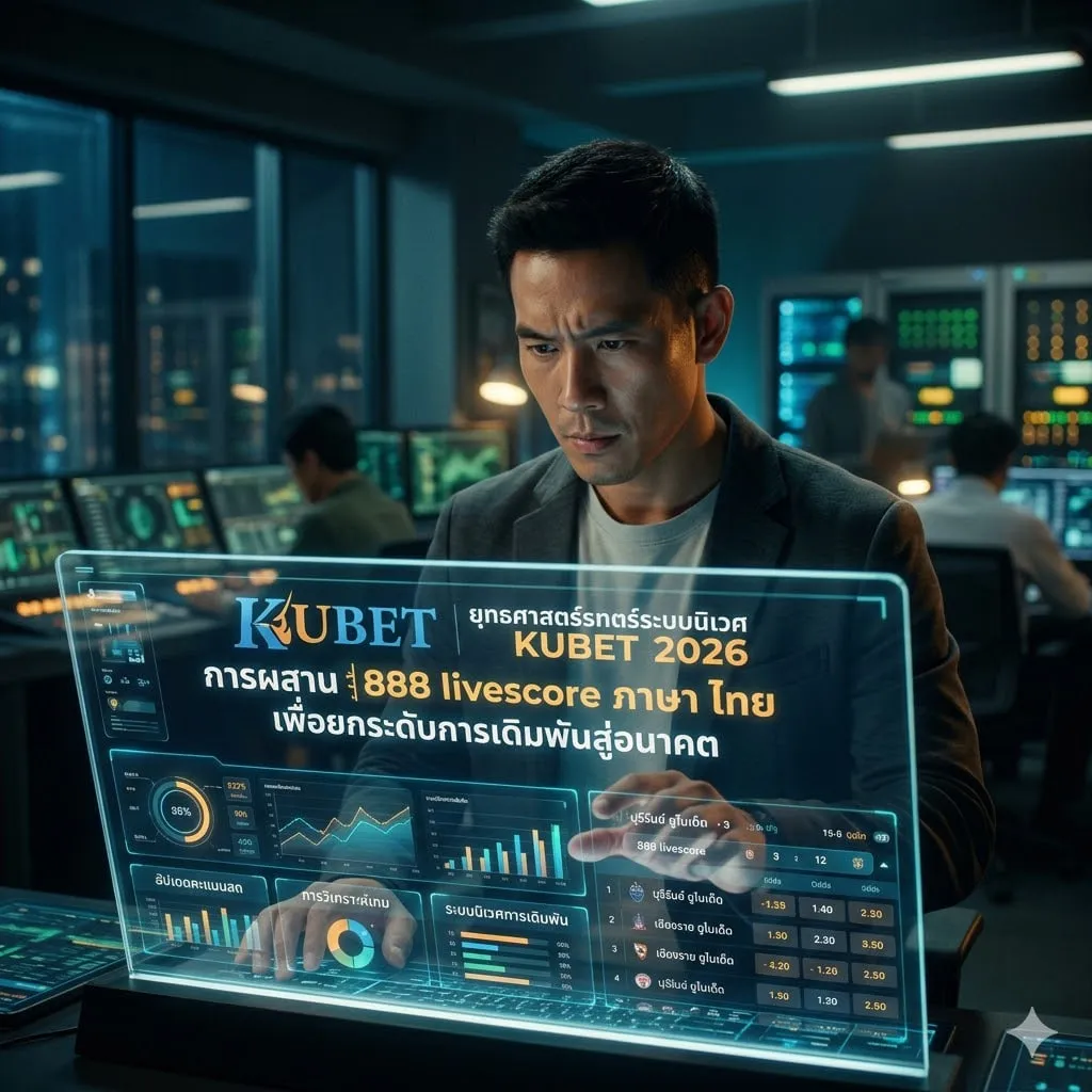 ยุทธศาสตร์ระบบนิเวศ KUBET 2026: การผสาน 888 livescore ภาษา ไทย เพื่อยกระดับการเดิมพันสู่อนาคต